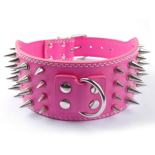 PU Leather Big Dog Collar