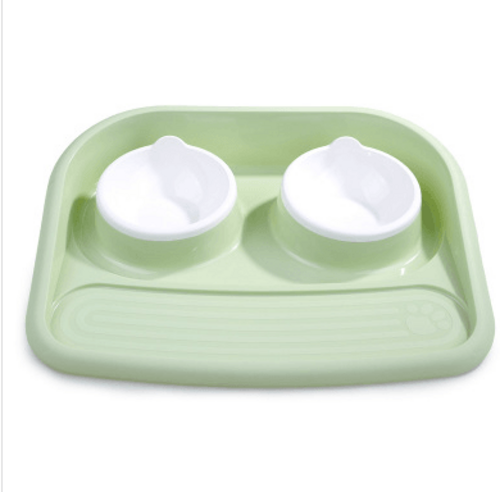 Eco-Friendly Dual-Purpose Pet Bowl - Non-Slip, Anti-Knock Design For