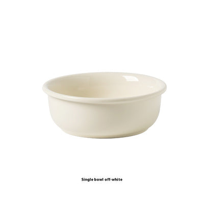 Ceramic Bowl Food Basin Drinking Bowl Food Bowl Pet Supplies Ceramic Double Cat Bowl