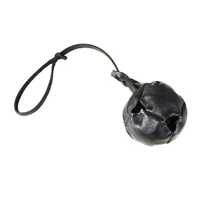 Leather Dog Training Ball Toy Dog Ball Tug Toy With A Handle Dog Bite Toy Soft Puppy Reward Toy Pet Supplies