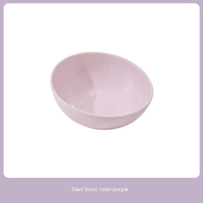 Ceramic Bevel Beveled Bowl Pet Cat Bowl