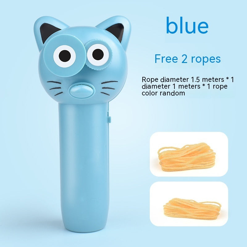 Rope Transmitter Decompression Toy Funny Cat Electric Propulsion Reduction