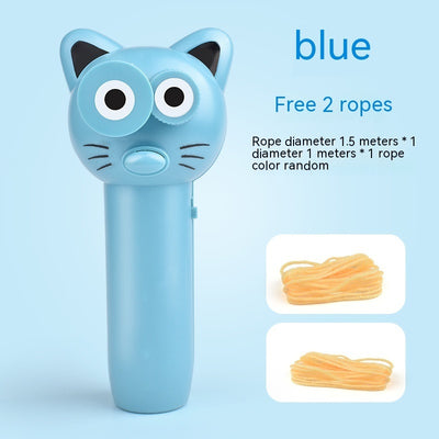 Rope Transmitter Decompression Toy Funny Cat Electric Propulsion Reduction