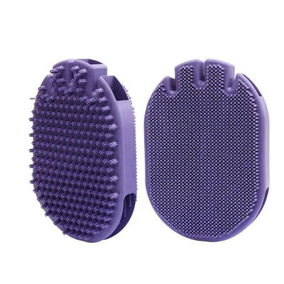 Massaging Pet Shampoo Brush, Soft Bristle Pet Grooming Brush, Dual-Sided Cleaning Brush Ideal For Dog Grooming And Shampooing 1pcs